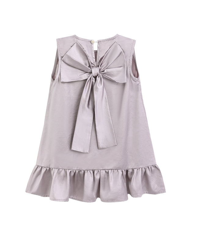 Purple Sofia Bow Dress