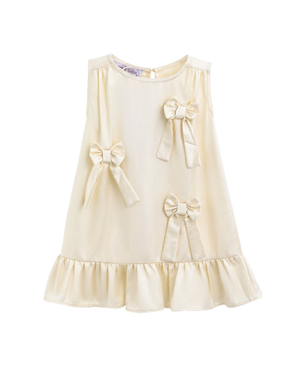 Ivory Sofia Bow Dress