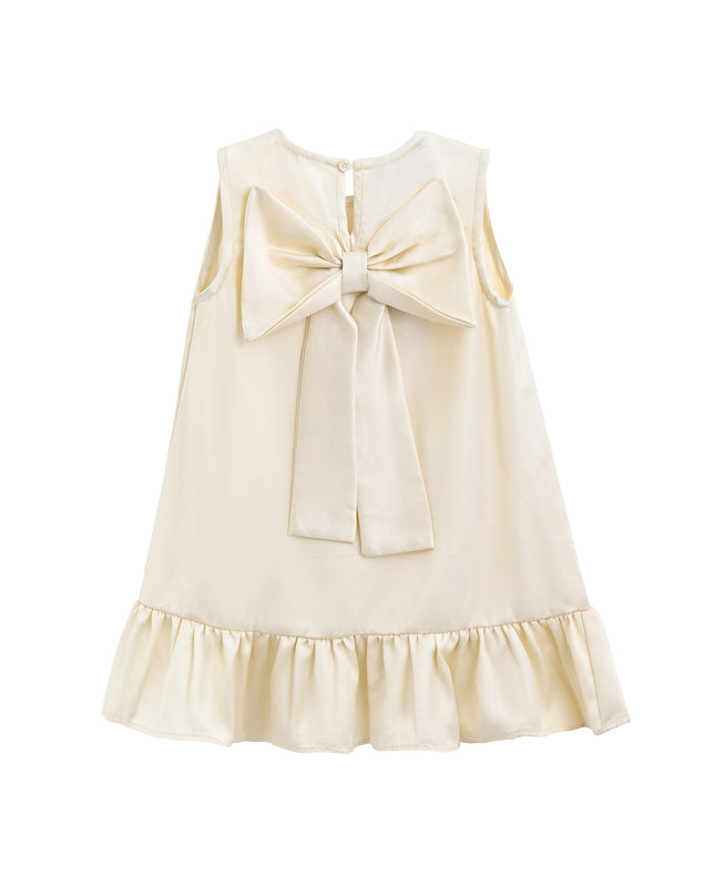 Ivory Sofia Bow Dress