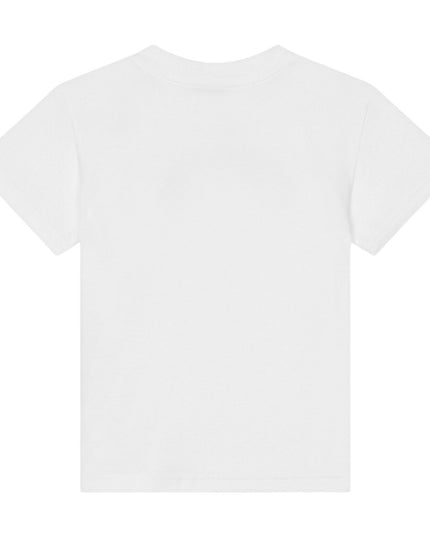 White Cotton Milano Logo Baby T-Shirt
