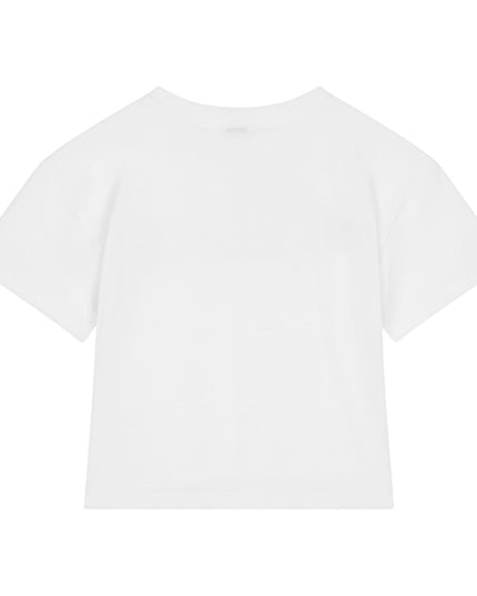 Kids Atelier-Dolce & Gabbana-White Logo T-Shirt