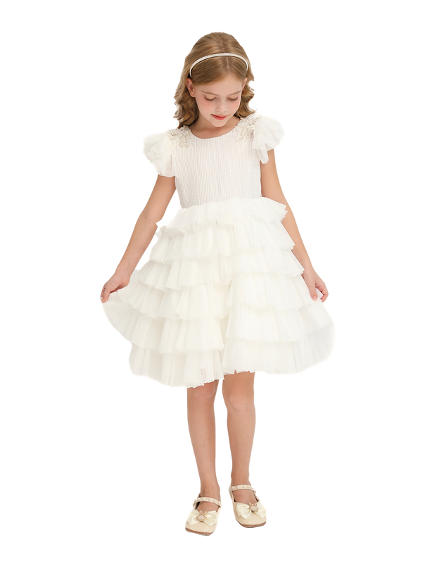 White Elrose Dress