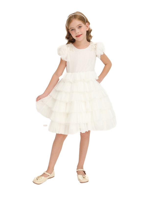 White Elrose Dress