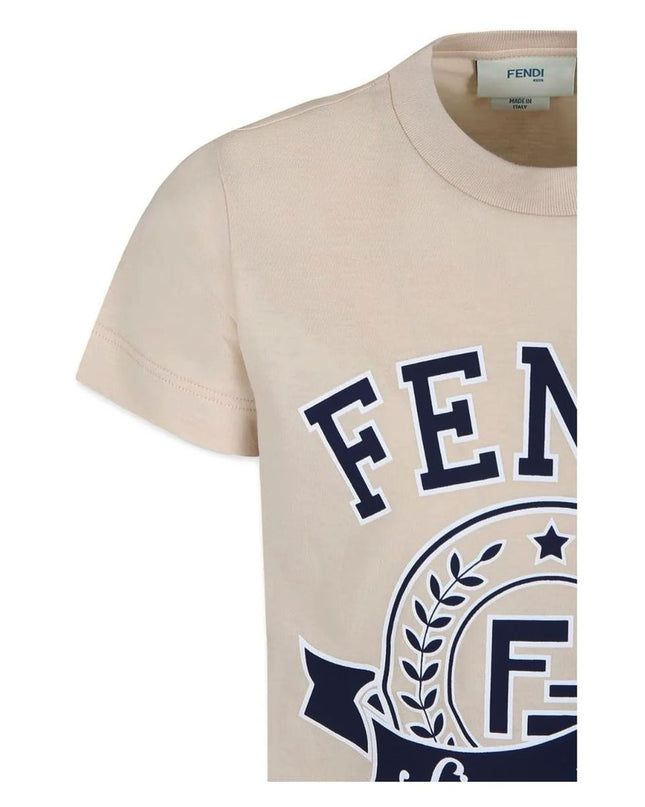 Beige Logo T-Shirt