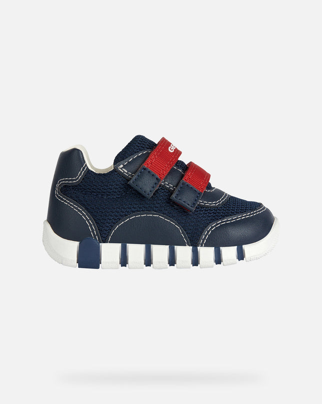 GEOX-B N.FLICK G. A - NAPPA+GBK PAT-B3555C-01454-C4002-NAVY