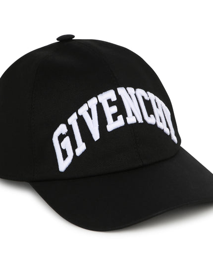 givenchy-h30091-09b-kb-Black Logo Cap