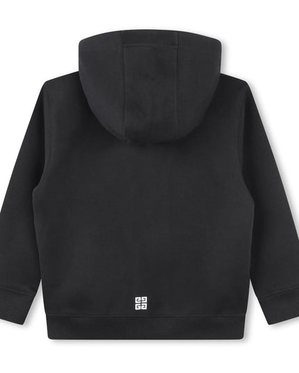 Black Logo Hooded Sweatshirt