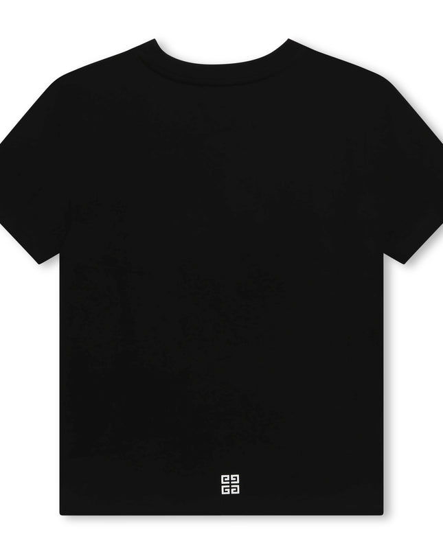 givenchy-h30160-09b-kb-Black Logo T-Shirt
