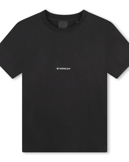 givenchy-h30170-09b-kb-Black Mini Logo T-Shirt
