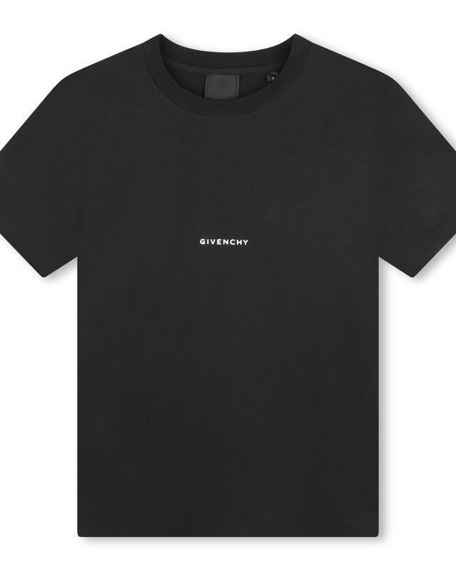 givenchy-h30170-09b-kb-Black Mini Logo T-Shirt