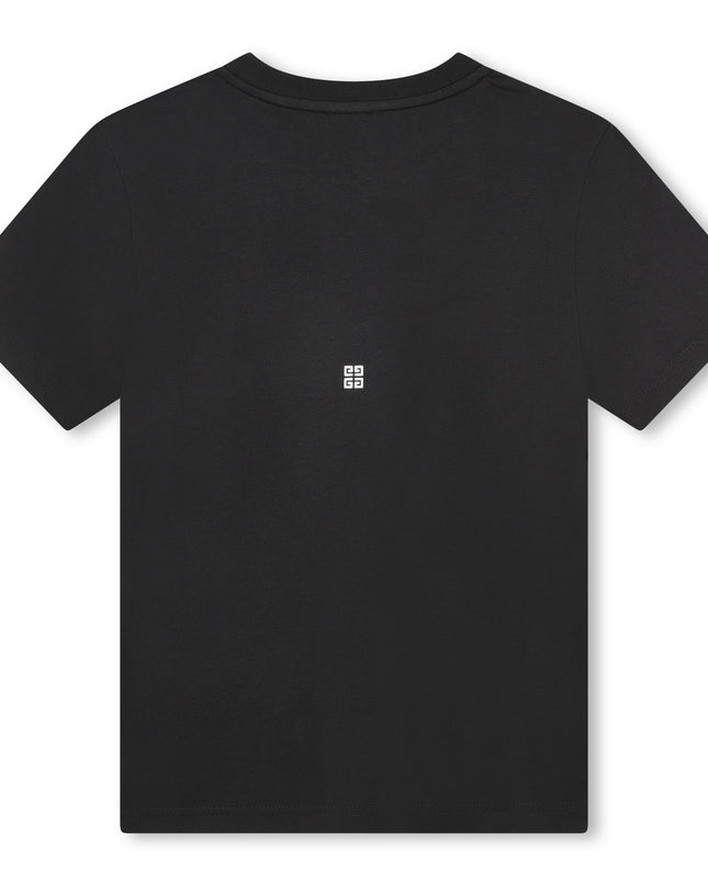 givenchy-h30170-09b-kb-Black Mini Logo T-Shirt
