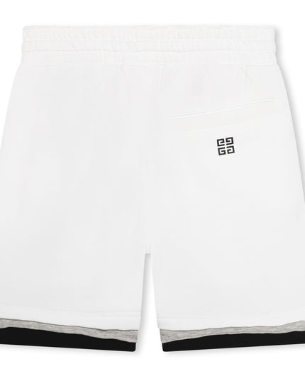 White Logo Shorts