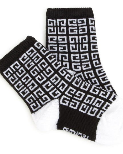 Black & White Logo Socks