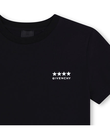 Givenchy-H30355-09B-BLACK-SHORT SLEEVES TEE-SHIRT