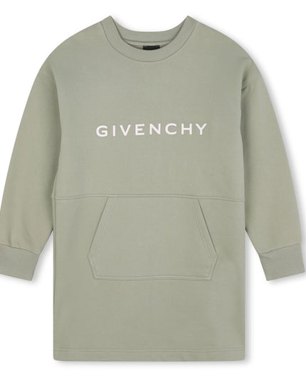 Givenchy-H30388-602-LIME-LONG SLEEVED DRESS