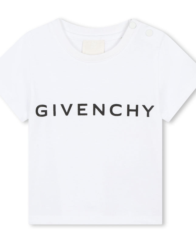 White Wide Logo T-Shirt