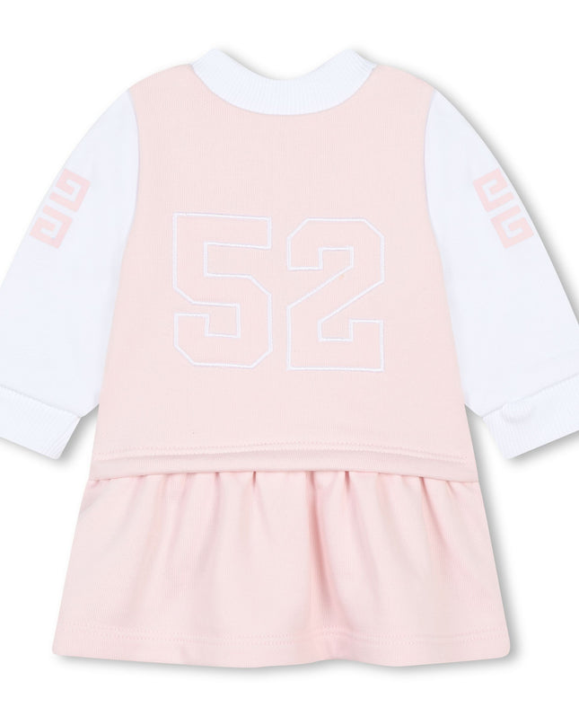 Pink Marshmallow Leggings Dress Set