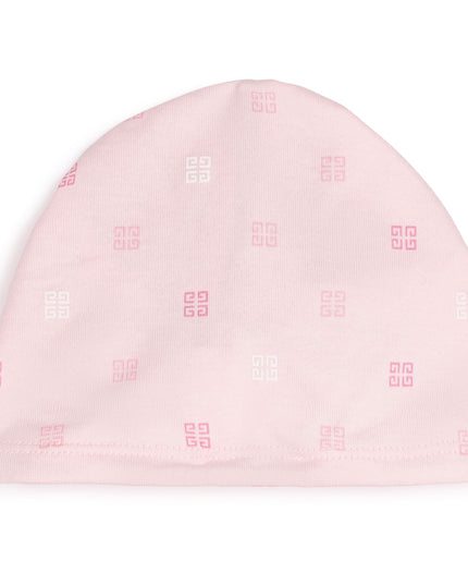 Pink Marshmallow Shirt Leggings and Hat Set