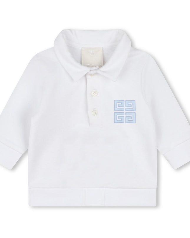 Pale Blue Polo Trousers Set