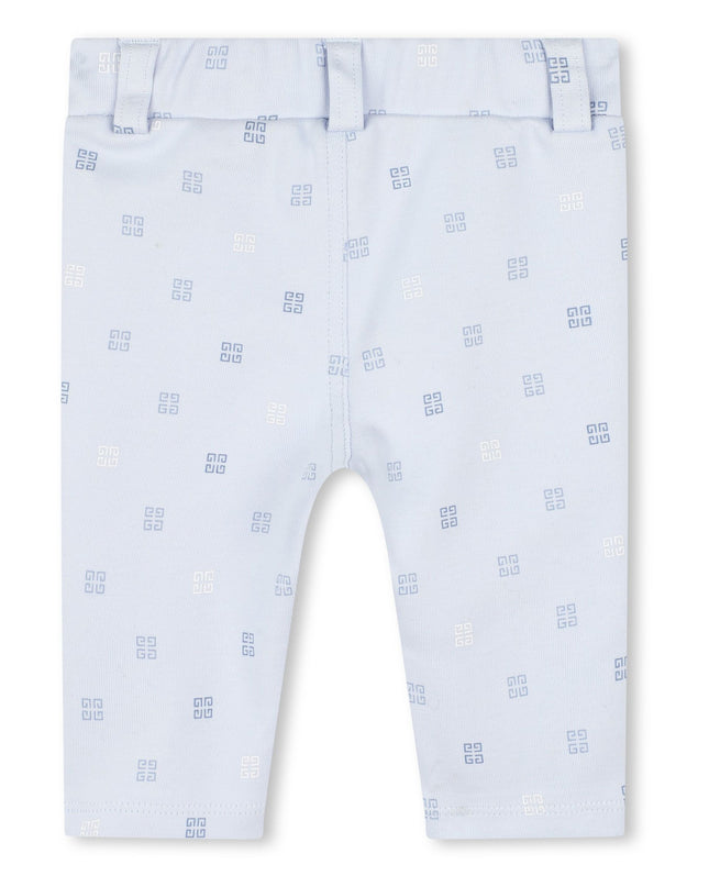 Pale Blue Polo Trousers Set