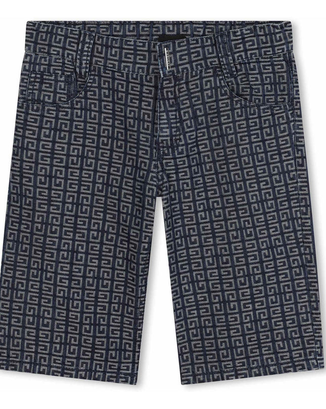 Blue Bermuda Shorts