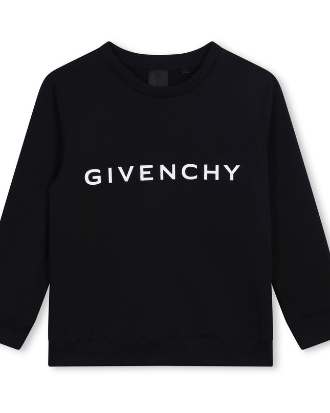Kids Atelier-Givenchy-Black Sweatshirt