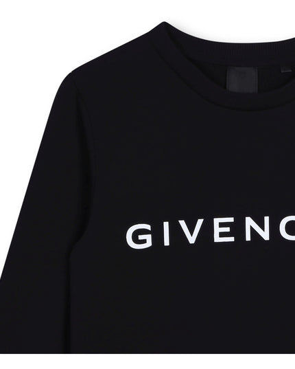 Kids Atelier-Givenchy-Black Sweatshirt