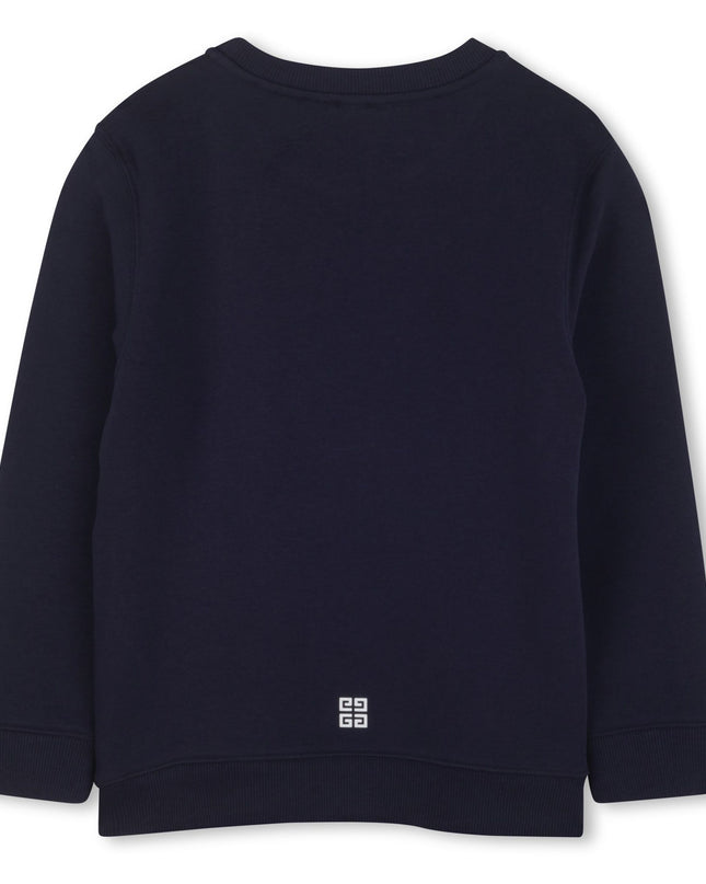 Kids Atelier-Givenchy-Navy Sweatshirt