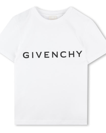Kids Atelier-Givenchy-White Short Sleeves T-Shirt