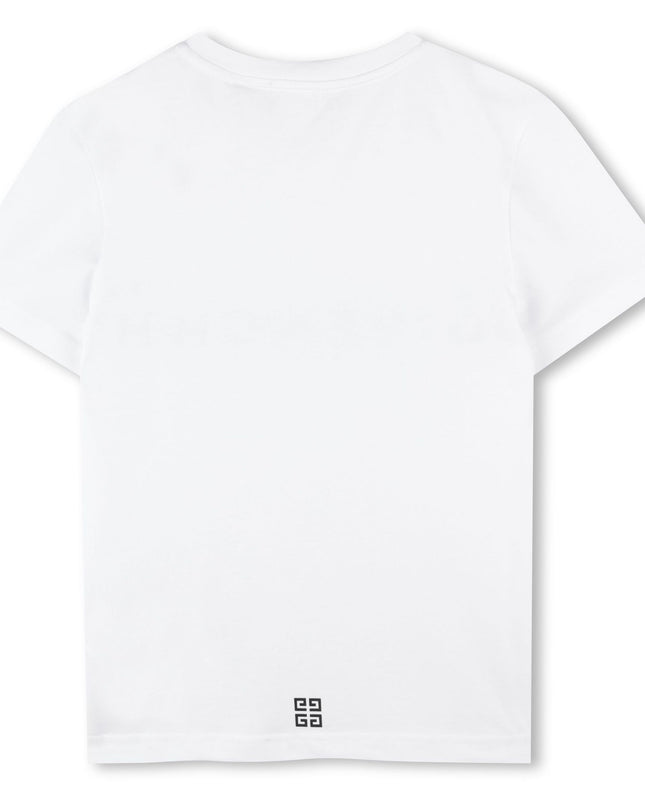 Kids Atelier-Givenchy-White Short Sleeves T-Shirt