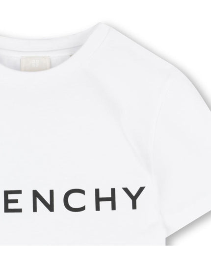 Kids Atelier-Givenchy-White Short Sleeves T-Shirt
