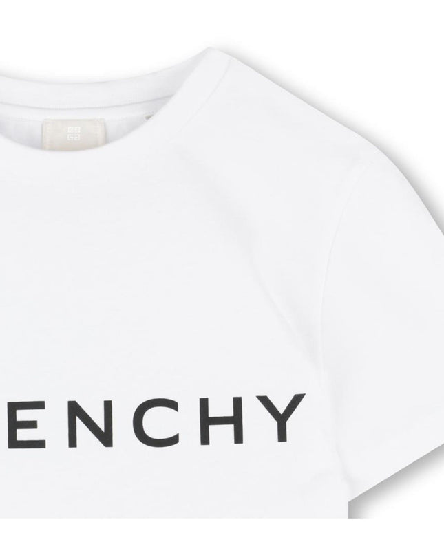 Kids Atelier-Givenchy-White Short Sleeves T-Shirt