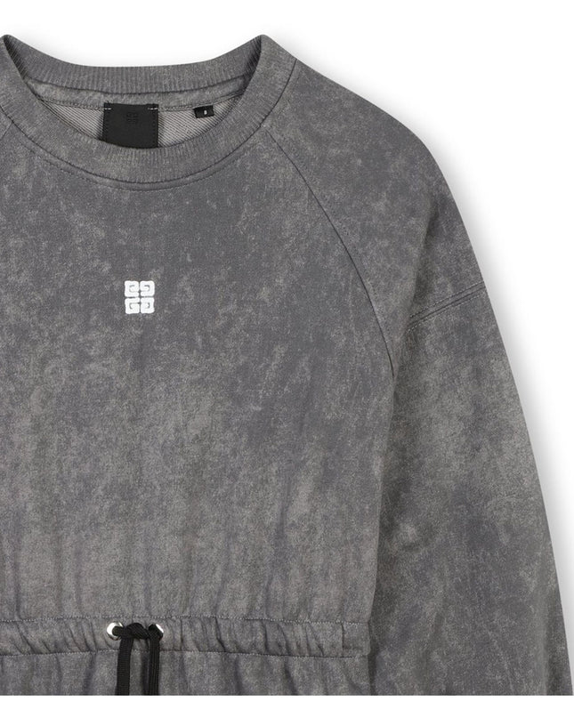 Kids Atelier-Givenchy-Charcoal Grey Dress