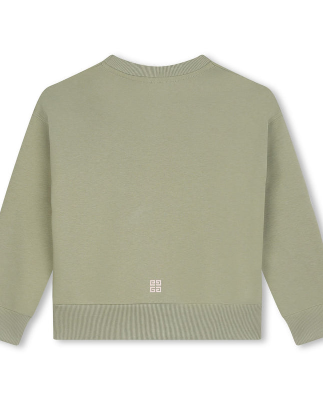 Kids Atelier-Givenchy-Lime Sweatshirt With Pockets