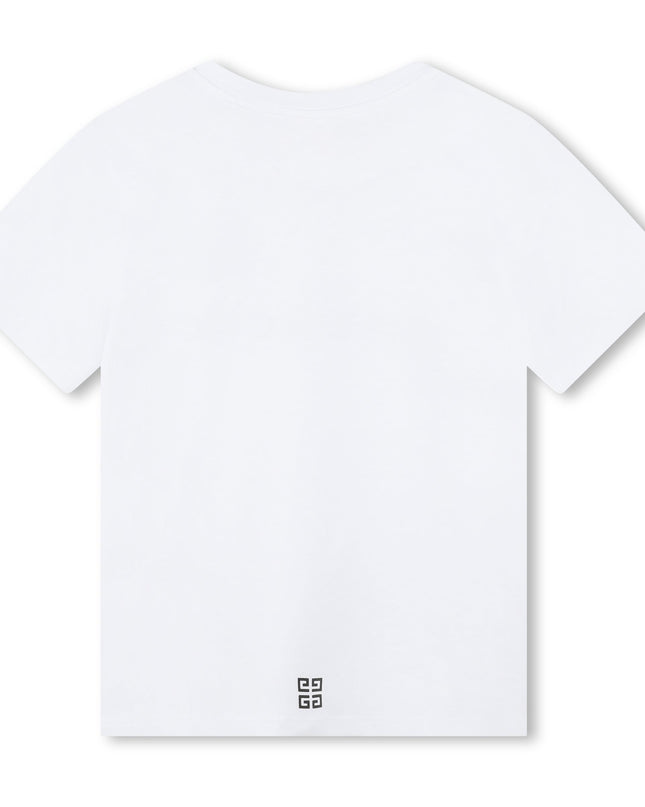 Kids Atelier-Givenchy-White Short Sleeves T-Shirt