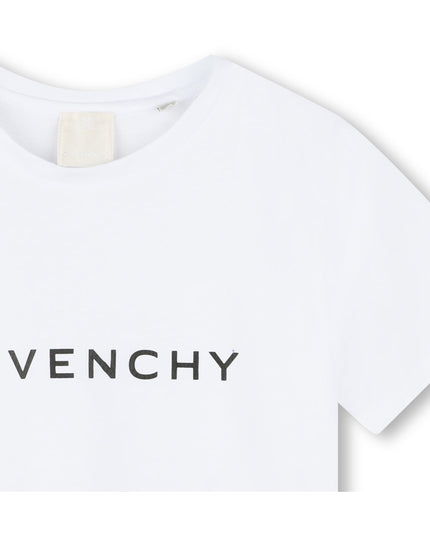Kids Atelier-Givenchy-White Short Sleeves T-Shirt