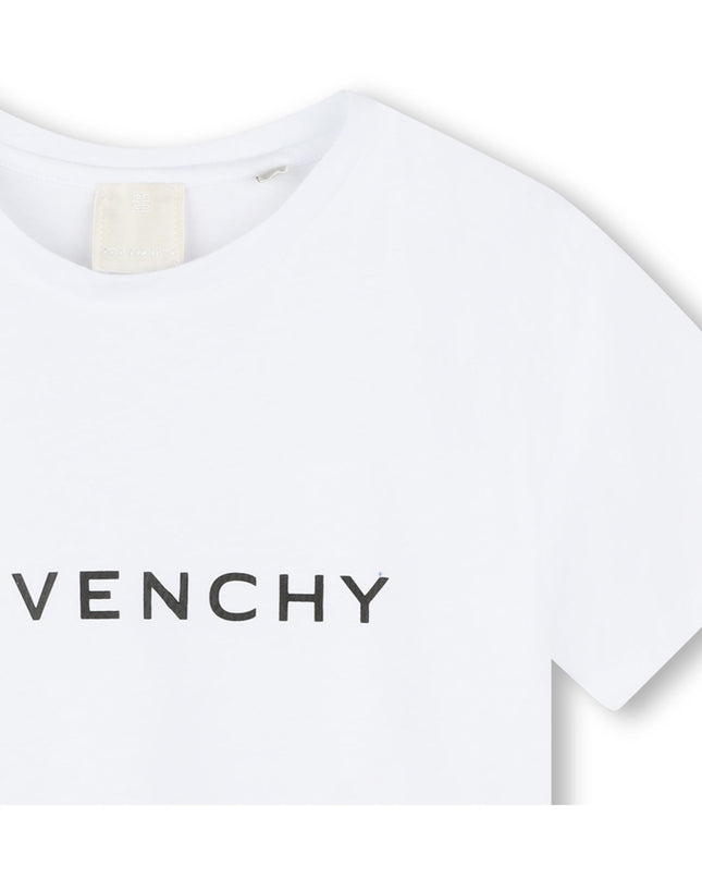 Kids Atelier-Givenchy-White Short Sleeves T-Shirt