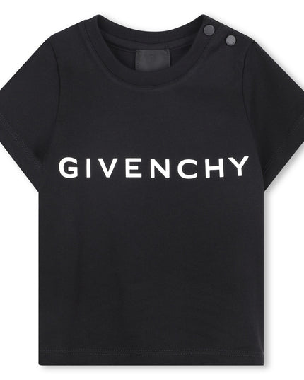 Kids Atelier-Givenchy-Black 4G Short Sleeves T-Shirt