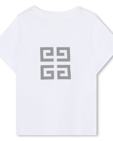 Kids Atelier-Givenchy-Younger White Logo T-Shirt