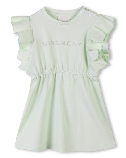Kids Atelier-Givenchy-Canary Green Dress