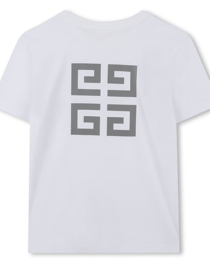 Kids Atelier-Givenchy-White Short Sleeves Tee-Shirt