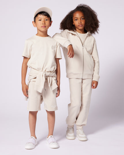 Kids Atelier-Givenchy-Cream Short Sleeves Tee-Shirt