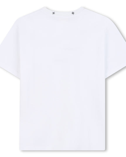 Kids Atelier-Givenchy-White Short- Sleeves Tee-Shirt