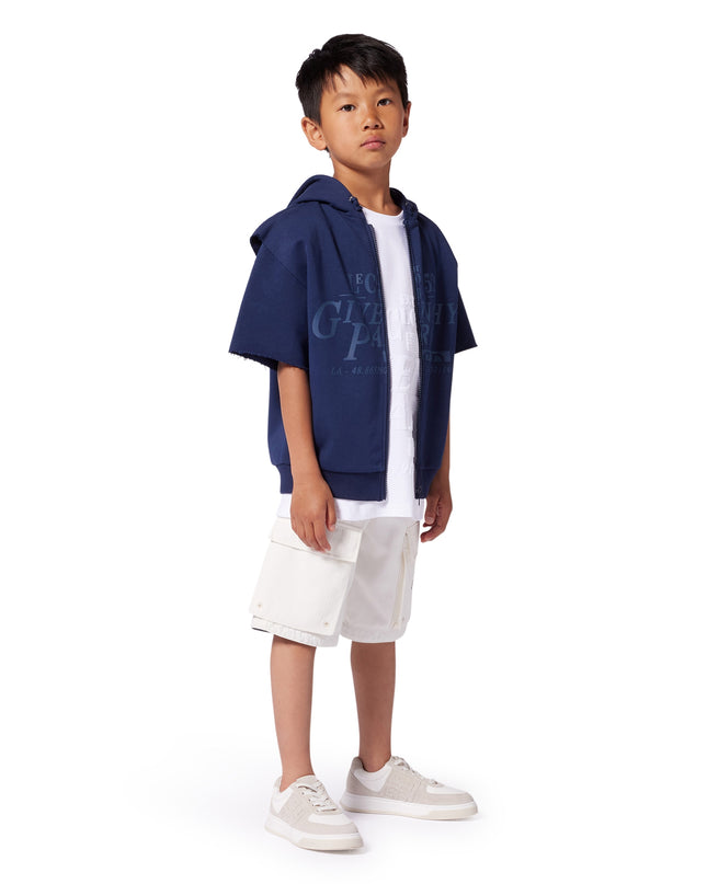 Kids Atelier-Givenchy-White Short Sleeves Tee-Shirt