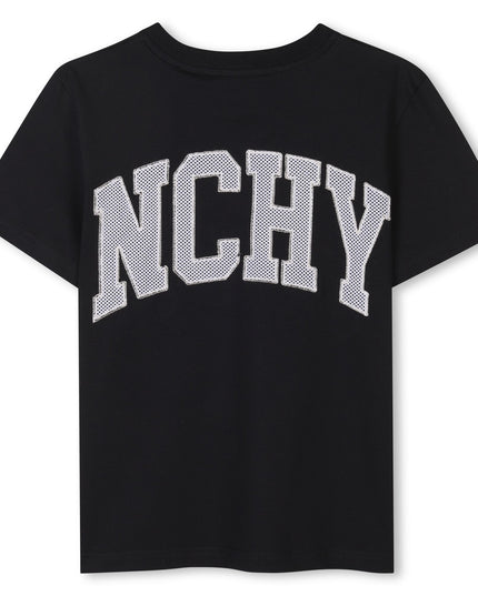 Kids Atelier-Givenchy-Black Short Sleeves Tee-Shirt