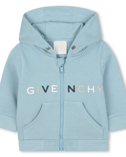 kidsatelier-givenchy-Light-blue-zip-hoodie-with-logo