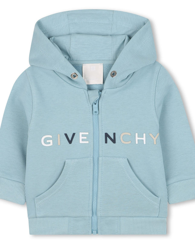 kidsatelier-givenchy-Light-blue-zip-hoodie-with-logo