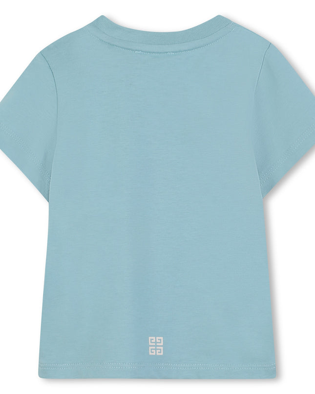 kidsatelier-givenchy-Blue-Logo-T-Shirt