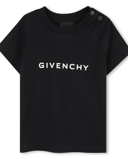kidsatelier-givenchy-Black-Logo-T-Shirt