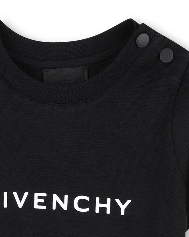 kidsatelier-givenchy-Black-Logo-T-Shirt